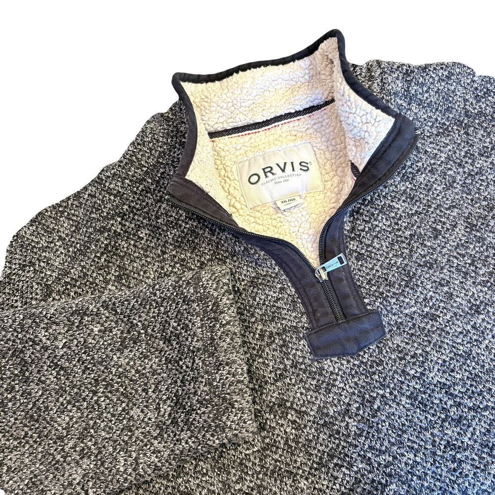 Orvis 1/4 Zip Pullover Sweater Men's Sz XXL‎
